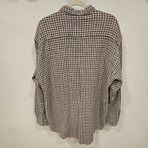 Mens LL Bean Long Sleeve Button Up Size Large Tall - Picture 2 of 4